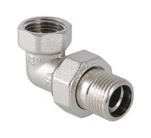 Згін-американка кутова Valtec 1/2" нікель (VTr.098.N.0004)