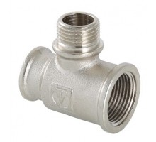 Трійник перехідний Valtec 3/4" x 1/2" x 1/2" ВЗВ нікель (VTr.132.RN.050404)