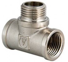 Трійник перехідний Valtec 1/2" ВЗВ нікель (VTr.132.N.0004)