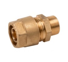 Фитинг латунный Valsir Pexal Twist 16х1/2" НР короткий (100606)