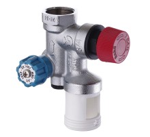 Группа безопасности бойлера вертикальная ROHO 1/2”х3/4” R2110 (R2110-050)