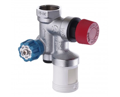 Группа безопасности бойлера вертикальная ROHO 1/2”х3/4” R2110 (R2110-050)