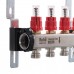 Коллектор теплого пола ROHO R804-02 1"х2 выхода