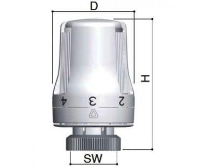 Термостатична ﻿головка ROHO R4010-3015 M30х1,5 (RO0136) рідинна