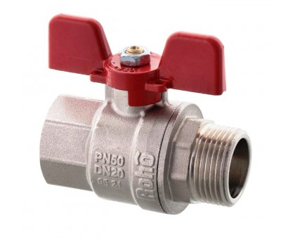 Кран шаровой ROHO 1/2" НВ  DN 15 мм (R101-050)