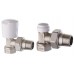 Комплект кранов радиаторных угловых ROHO 1/2" R5550-050/R5250-050 