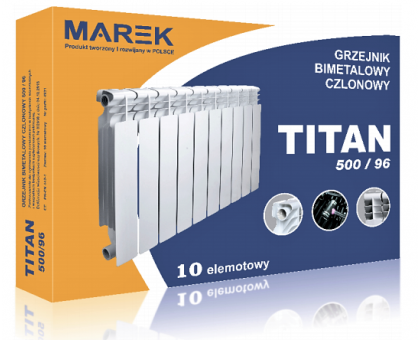 Радиатор биметаллический MAREK TITAN 500/96