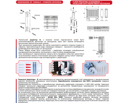 Стальной радиатор JL K22 500x400 БП
