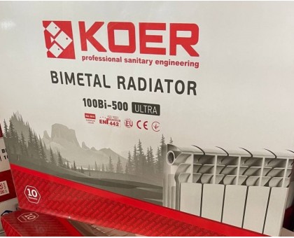Биметаллический радиатор KOER 500/100 ULTRA
