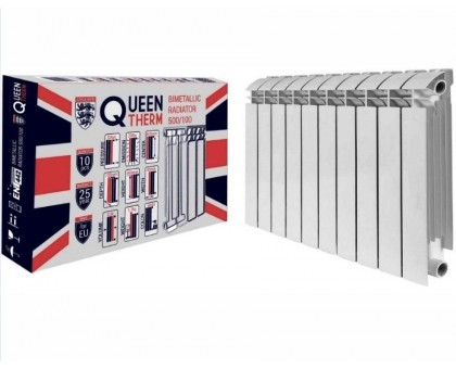 ﻿﻿Биметаллические секционные радиаторы QUEEN THERM 500/100 мм 