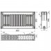 Радиатор стальной QUEEN THERM 22 500x900 Б/П