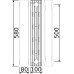 Радиатор биметаллический QUEEN THERM 500/100 VERTICAL/HORIZONTA
