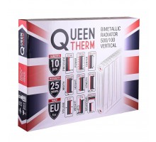 Радиатор биметаллический QUEEN THERM 500/100 VERTICAL/HORIZONTA