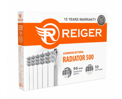 Радиатор ﻿алюминиевый Reiger 500/96/80