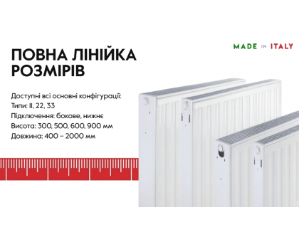 Стальной радиатор Thermo Alliance IMAS 22x500х900 Б/П TAI22500900K
