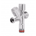 Приладовий кран кутовий подвійний Thermo Alliance Forte 1/2"Зх1/2"Зх3/4"З TAF187W151520 хром