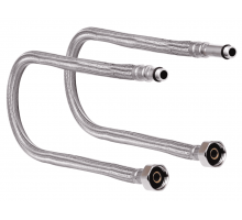 Шланг для смесителя нержавейка Thermo Alliance Forte 60 см М10x1/2" В/Н TAF387W60 (пара)