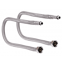 Шланг для смесителя нержавейка Thermo Alliance Forte 100 см М10x1/2" В/Н TAF387W100 (пара)
