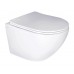 Унитаз Qtap Jay Ultra Quiet сиденье Slim Duroplast, Soft-close, Quick relase WHITE