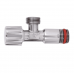 Приладовий кутовий кран Thermo Alliance Forte 1/2" ЗЗ хром TAF341W1515 вентильний