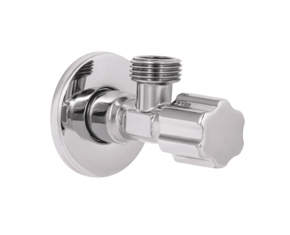 Приладовий кутовий кран Thermo Alliance Forte 1/2" ЗЗ хром TAF341W1515 вентильний