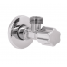 Приладовий кутовий кран Thermo Alliance Forte 1/2" ЗЗ хром TAF341W1515 вентильний