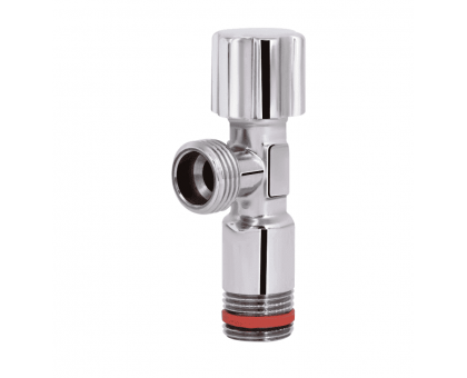 Приладовий кутовий кран Thermo Alliance Forte 1/2" ЗЗ хром TAF341W1515 вентильний