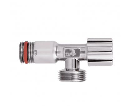 Приладовий кутовий кран Thermo Alliance Forte 1/2"З×3/4"З хром TAF341W1520 вентильний 