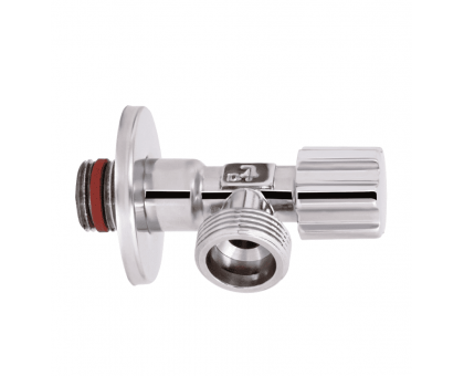 Приладовий кутовий кран Thermo Alliance Forte 1/2"З×3/4"З хром TAF341W1520 вентильний 
