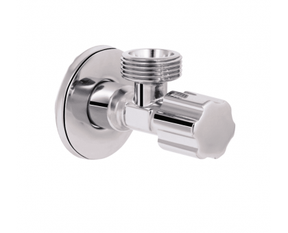 Приладовий кутовий кран Thermo Alliance Forte 1/2"З×3/4"З хром TAF341W1520 вентильний 