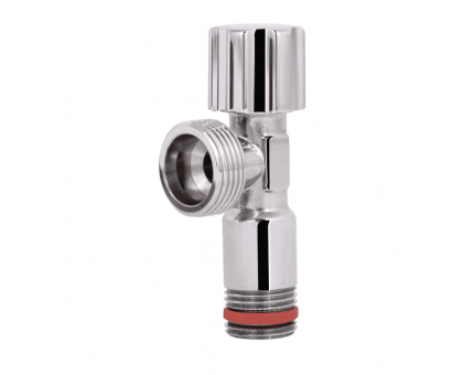 Приладовий кутовий кран Thermo Alliance Forte 1/2"З×3/4"З хром TAF341W1520 вентильний 