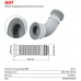 Гибкая гофра для унитаза Alcaplast A97 
