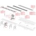 Водосточный желоб AlcaPlast APZ10-650 Black