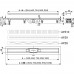 Водосточный желоб AlcaPlast APZ10-550 Simple