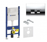 Инсталляция для подвесного унитаза GEBERIT Duofix + клавиша DELTA 50