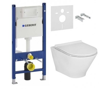 Комплект инсталляции GEBERIT Duofix + унитаз ROCA GAP ROUND + сиденье