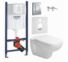 Комплект инсталляции подвесного унитаза Grohe Rapid SL 3 в 1  (45700900A1+3884000G/38732000)