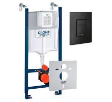 Инсталляция Grohe Rapid SL 3в1+клавиша смыва Grohe Skate Cosmopolitan (3884000G-38732KF0)