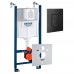 Инсталляция Grohe Rapid SL 3в1+клавиша смыва Grohe Skate Cosmopolitan (3884000G-38732KF0)