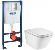 Комплект инсталляции GROHE+унитаз ROCA GAP+клавиша+сиденье