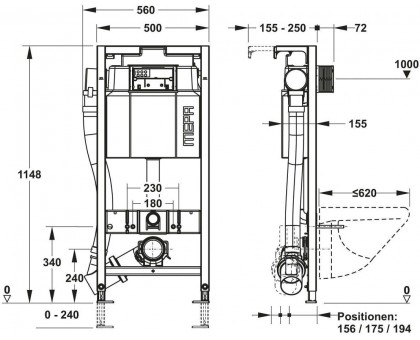Инсталляция Mepa Premium nextVIT Air-WC (514821)