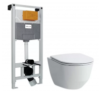 Комплект инсталляции VOLLE MASTER NEO + унитаз LAUFEN PRO Rimless + сиденье Slim H8669570000001+201010