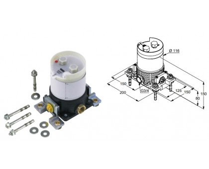 Напольный смеситель ﻿KLUDI BOZZ DN 15 (38590N076) матове золото