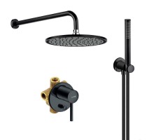 Душевая система KLUDI BOZZ (387363976) 7in1 черный матовый