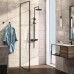 Душевая стойка Kludi Logo Dual Shower System 6808239-00  с термостатом черный мат