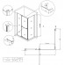 Душевая кабина без поддона Koer SR SC01-120x80x200-TR-01 прозрачное стекло Easy Clean 8 мм хром (KR5353)