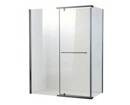 Душевая кабина без поддона Koer SR SC01-120x80x200-TR-01 прозрачное стекло Easy Clean 8 мм хром (KR5353)