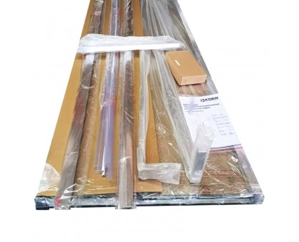 Душевая кабина без поддона Koer SR SC01-120x80x200-TR-01 прозрачное стекло Easy Clean 8 мм хром (KR5353)