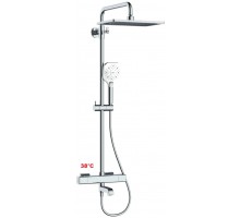 Душевая колонна с термостатом Koer KB-57011-01 (KR4724) Хром