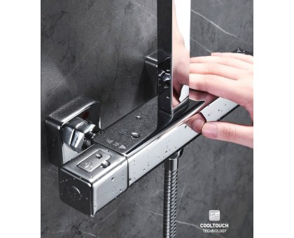 Душевая колонна с термостатом Koer KB-57011-01 (KR4724) Хром